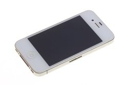 WYŚWIETLACZ APPLE iPhone 4 BIAŁY Z Wadą Oryginalny SET LCD Dotyk Z Ramką