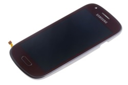 WYŚWIETLACZ SAMSUNG Galaxy S3 Mini I8190 Brązowy Grade B LCD Dotyk