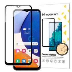 Wozinsky Full Glue Tempered Glass szkło hartowane Samsung Galaxy A14 5G 9H na cały ekran z czarną ramką