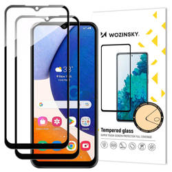 Wozinsky Full Glue Tempered Glass szkło hartowane Samsung Galaxy A14 5G 9H na cały ekran z czarną ramką