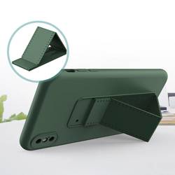 Wozinsky Kickstand Case elastyczne silikonowe etui z podstawką iPhone XS Max różowy