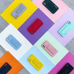 Wozinsky Kickstand Case silikonowe etui z podstawką etui Samsung Galaxy A73 różowe