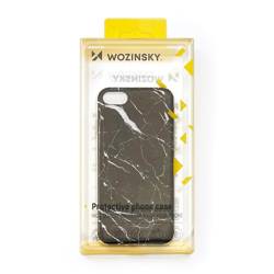 Wozinsky Marble żelowe etui pokrowiec marmur Samsung Galaxy A12 / Galaxy M12 biały