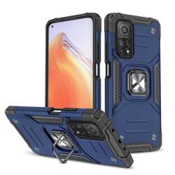 Wozinsky Ring Armor pancerne hybrydowe etui pokrowiec + magnetyczny uchwyt Mi Poco M4 Pro 5G / Redmi Note 11 5G (China) / Redmi Note 11T 5G / Redmi Note 11S 5G niebieski