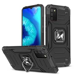 Wozinsky Ring Armor pancerne hybrydowe etui pokrowiec + magnetyczny uchwyt Samsung Galaxy A03s czarny