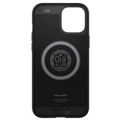 Etui SPIGEN Mag Armor iPhone 12 12 Pro Matte Black Czarne Case