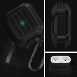 Etui SPIGEN Tough Armor Apple Airpods Pro Black Czarne Case