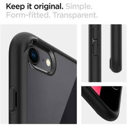 Etui SPIGEN iPhone SE 2022 2020 7 8 Ultra Hybrid Black Czarne Case Apple