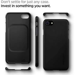 Etui Spigen Thin Fit iPhone 7 / 8 / Se 2020 / 2022 Etui Black