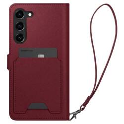 Etui Spigen Wallet ”s” Plus Galaxy S23 Plus Burgundy Case