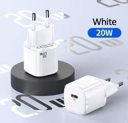 Ładowarka Sieciowa USAMS 1xUSB-C T36 Mini PD3.0 20W Fast Charging CC124TC02 US-CC124 Biały