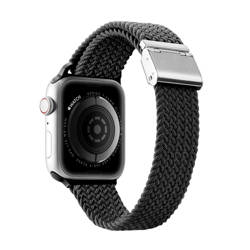 Pasek Dux Ducis Strap (Mixture II Version) pasek Apple Watch Ultra, SE, 8, 7, 6, 5, 4, 3, 2, 1 (49, 45, 44, 42  mm) pleciona opaska bransoleta czarny