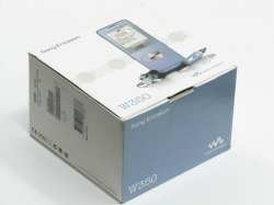 Pudełko SONY ERICSSON W350i Pudełko SE CD Kabel Sterowniki Instrukcja Niebieskie