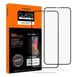 Szkło Hartowane SPIGEN iPhone 11 Pro X / Xs Glass Fc 2-pack Black