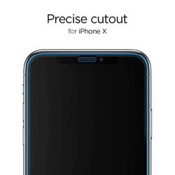 Szkło Hartowane SPIGEN iPhone 11 Pro X / Xs Glass Fc 2-pack Black